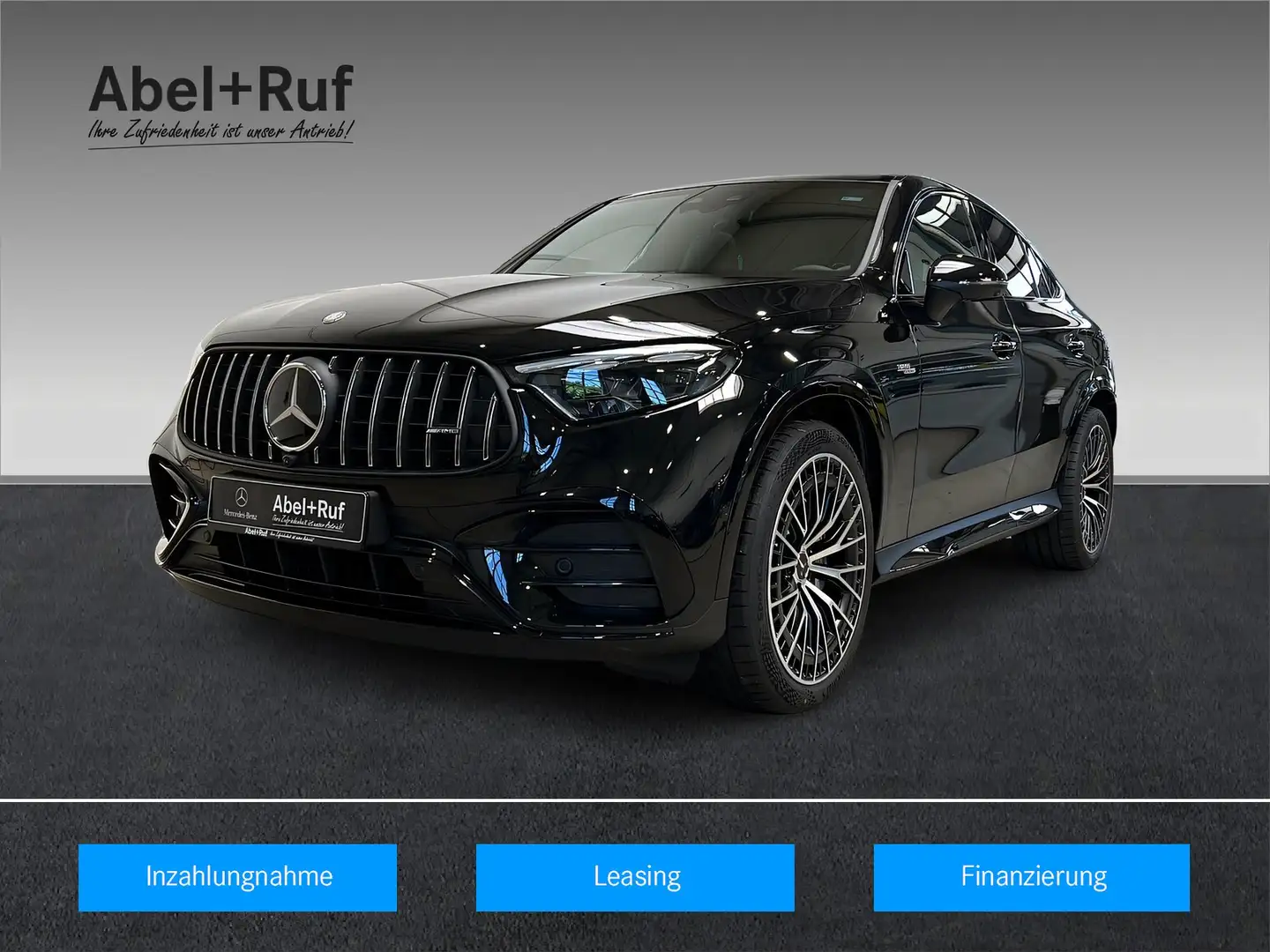 Mercedes-Benz GLC 43 AMG 4M. Coupé+AMG-Pan.Schiebedach+AHK Schwarz - 1