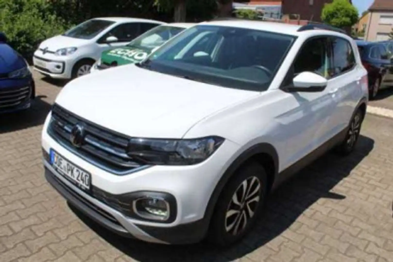 Volkswagen T-Cross 1.0 TSI Active PDC SHZ APP NAVI Bluetooth Weiß - 1