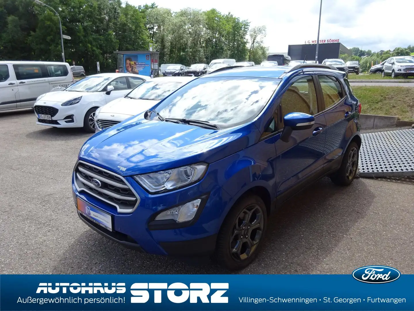 Ford EcoSport Cool & Connect AUTOMATIK|ALUFELGEN|WINTER-PAKET|TO Blau - 2
