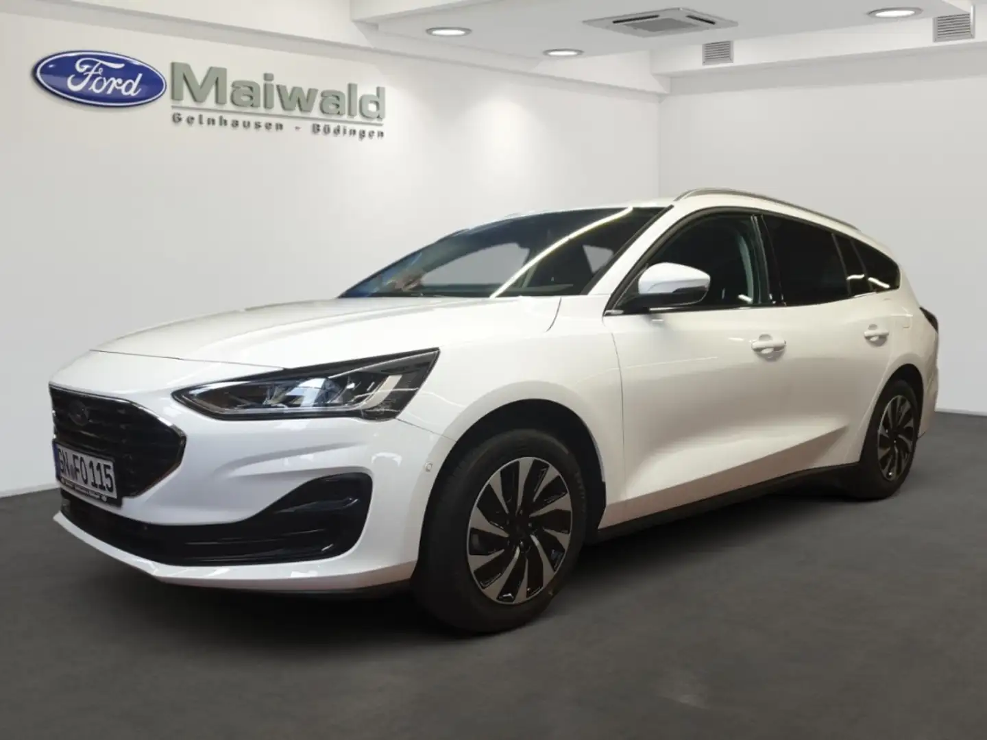 Ford Focus Turnier Titanium 1.5 EcoBlue EU6e AHK-abnehmbar Na Weiß - 1
