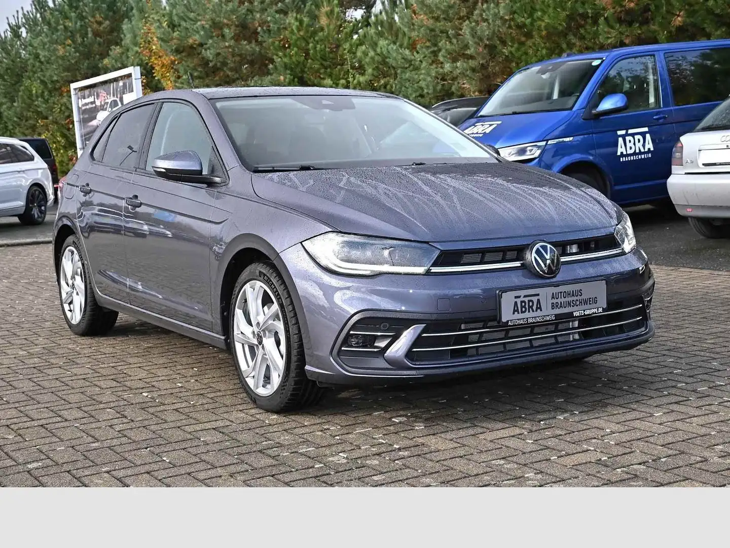 Volkswagen Polo VI 1.0 TSI Style DSG IQ.LIGHT+PANO+CAM+LANE Gris - 2