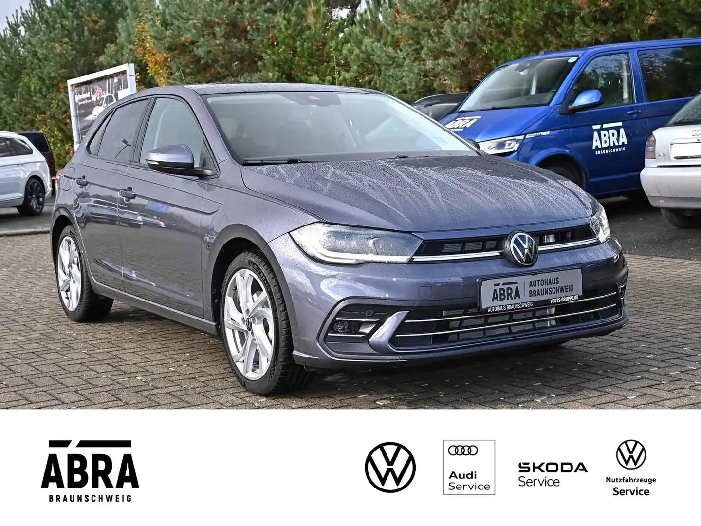 Volkswagen Polo VI 1.0 TSI Style DSG IQ.LIGHT+PANO+CAM+LANE Gris - 2