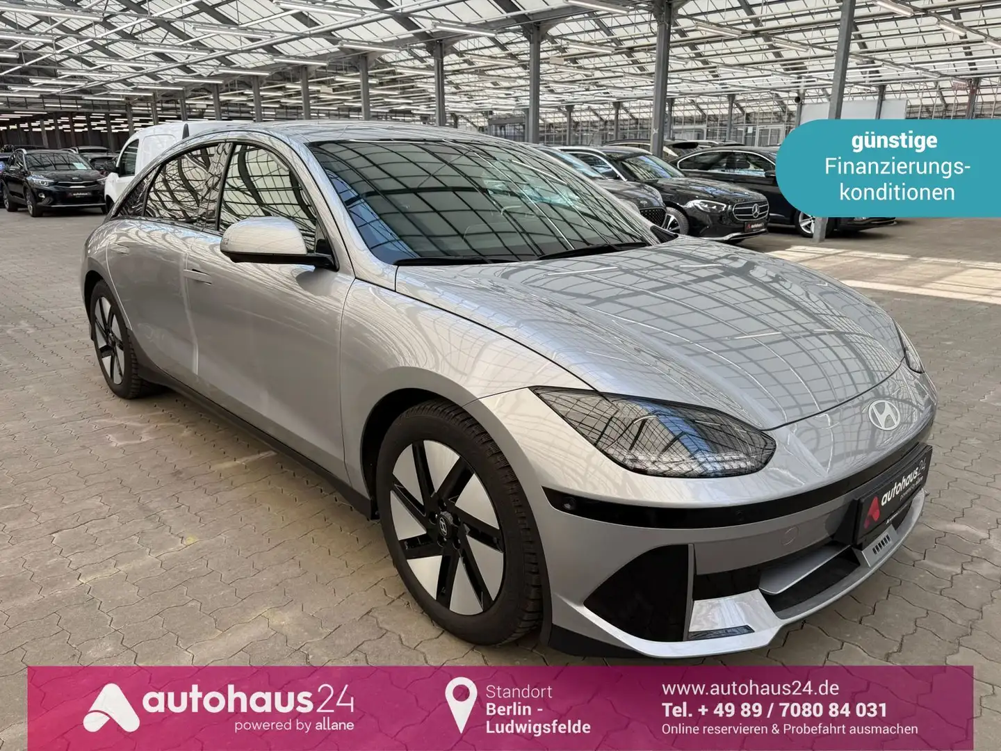 Hyundai IONIQ 6 Techniq Elektro Navi|Bose|HUD|Matrix|CAM Silber - 1