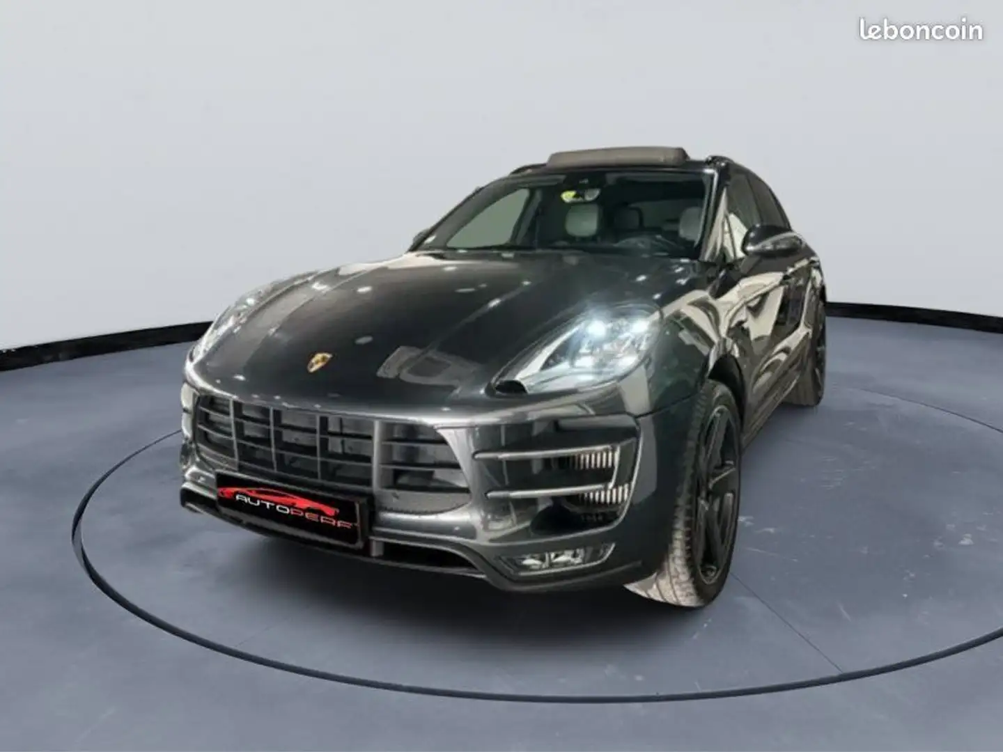 Porsche Macan TURBO 3.6 V6 400 CH GARANTIE 12 MOIS ETAT CLINIQUE PDK 4x4 TOIT OUVRANT CARPLAY CAMÉRA LED XENON SUIVIT Grijs - 1