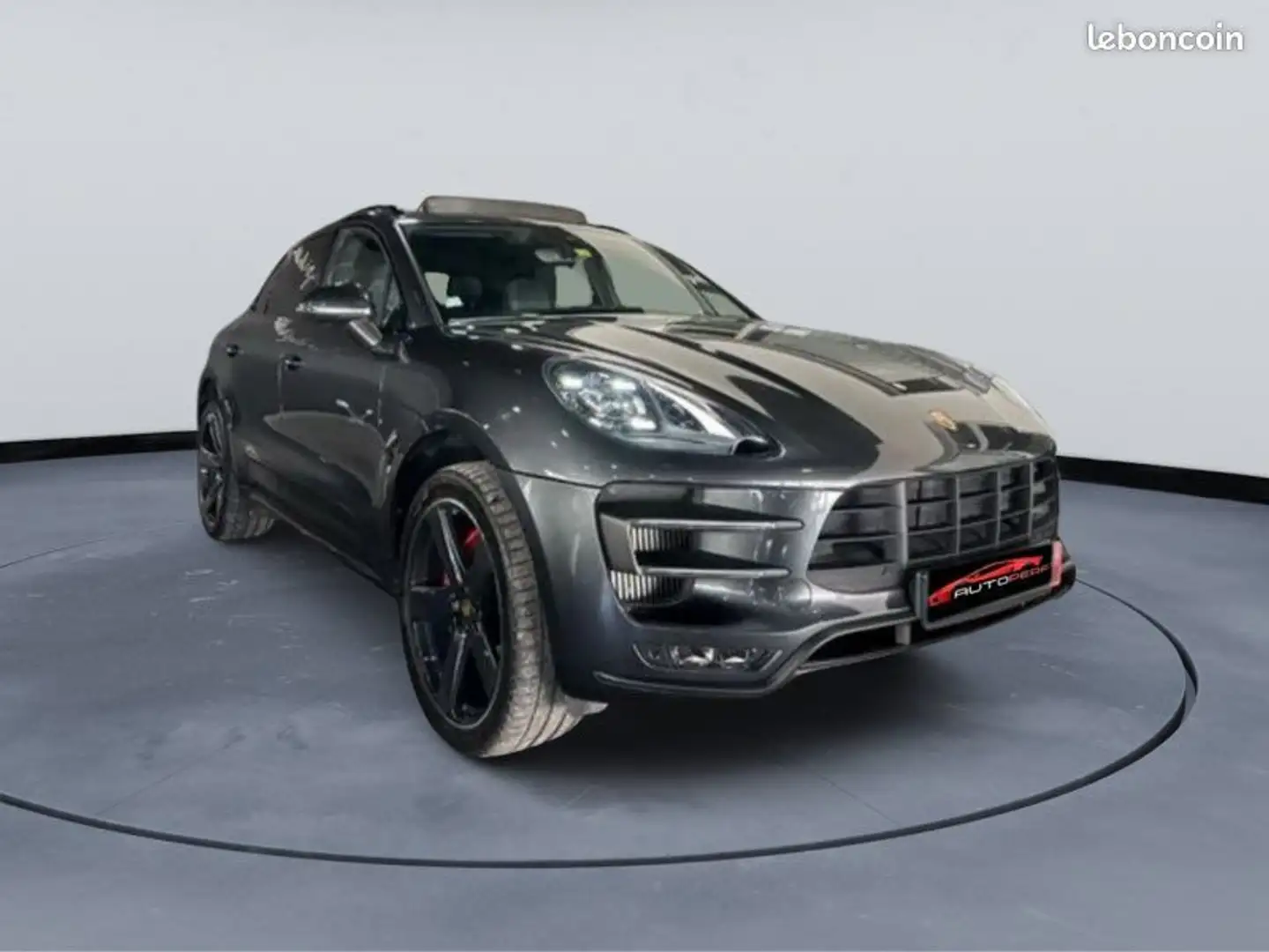 Porsche Macan TURBO 3.6 V6 400 CH GARANTIE 12 MOIS ETAT CLINIQUE PDK 4x4 TOIT OUVRANT CARPLAY CAMÉRA LED XENON SUIVIT Grijs - 2