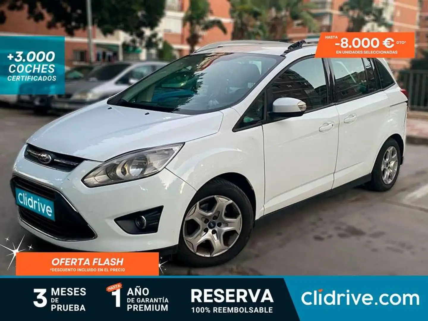 Ford C-Max 1.6TDCi Titanium 115 Blanc - 1