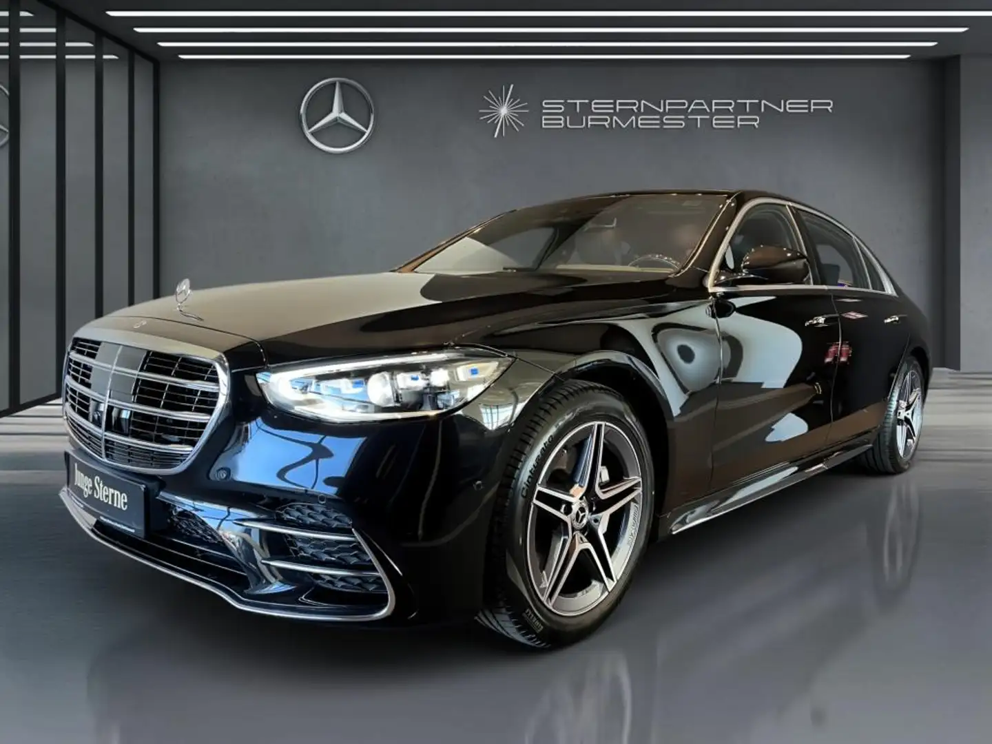 Mercedes-Benz S 500 L 4M AMG+Pano+TV+HuD+Mermory+Fond Enternaim Schwarz - 2