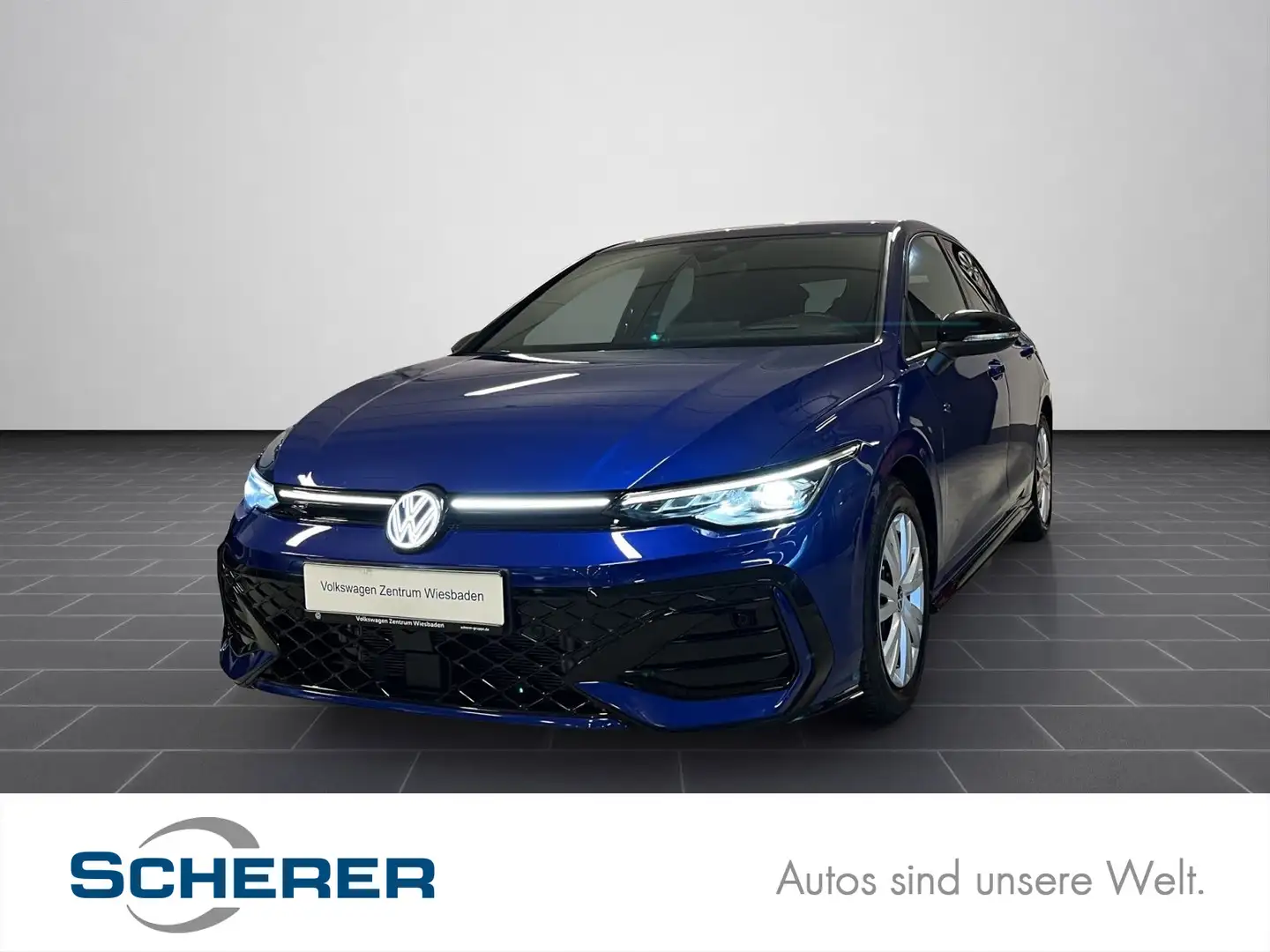 Volkswagen Golf 1,5 eTSI DSG R-Line, Navi, Sitzh., BlackSty Blau - 1