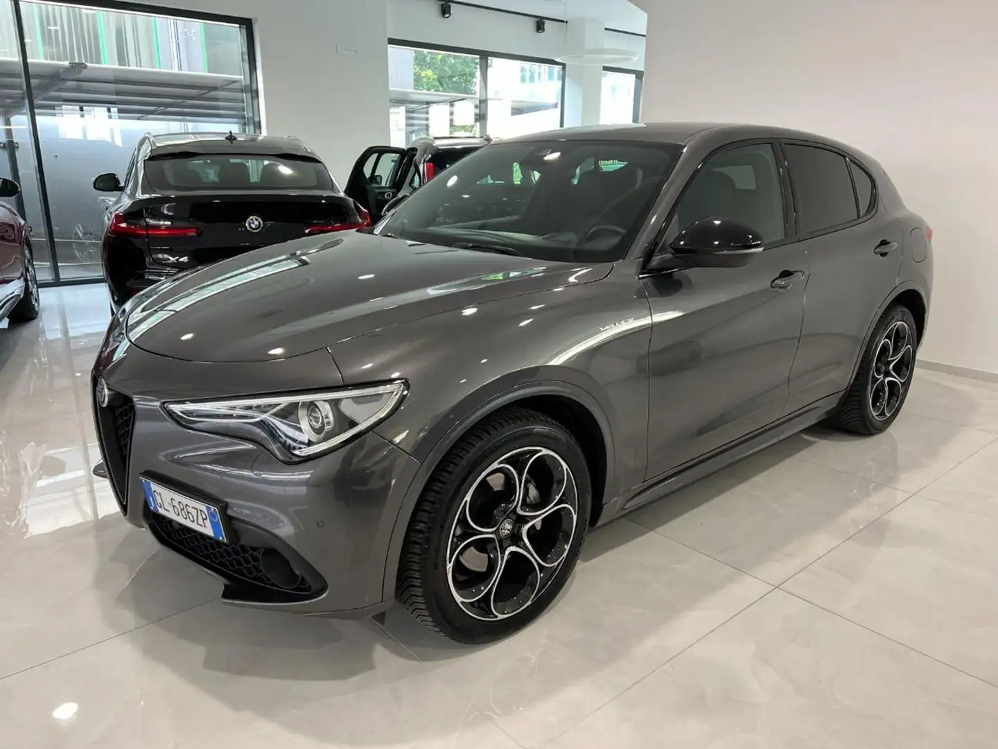 Alfa Romeo Stelvio 2.2 Turbodiesel 210 CV AT8 Q4 Veloce Grigio - 1
