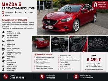 Mazda 6 2.2 SKYACTIV-D Revolution