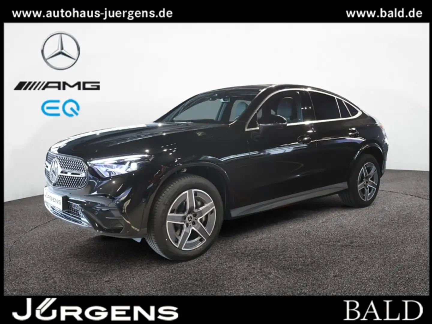 Mercedes-Benz GLC 300 e 4M Coupé AMG-Sport/360/Pano/Distr/Memo Black - 1