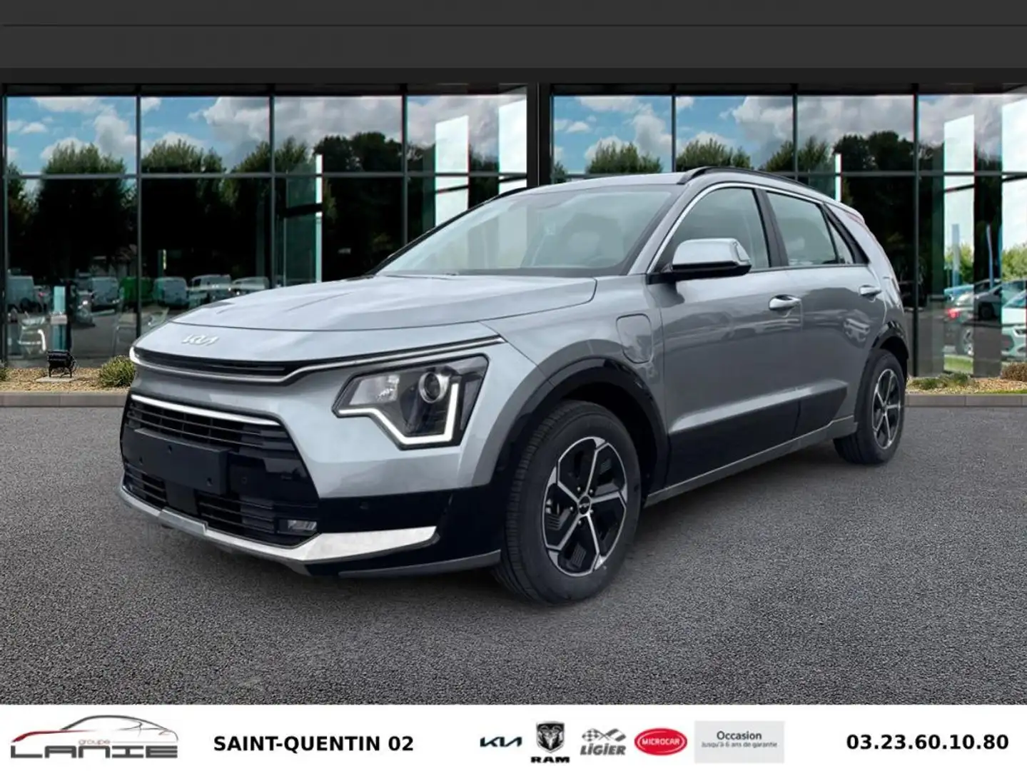 Kia Niro 1.6 GDi 183 ch PHEV DCT6 Active Gris - 1