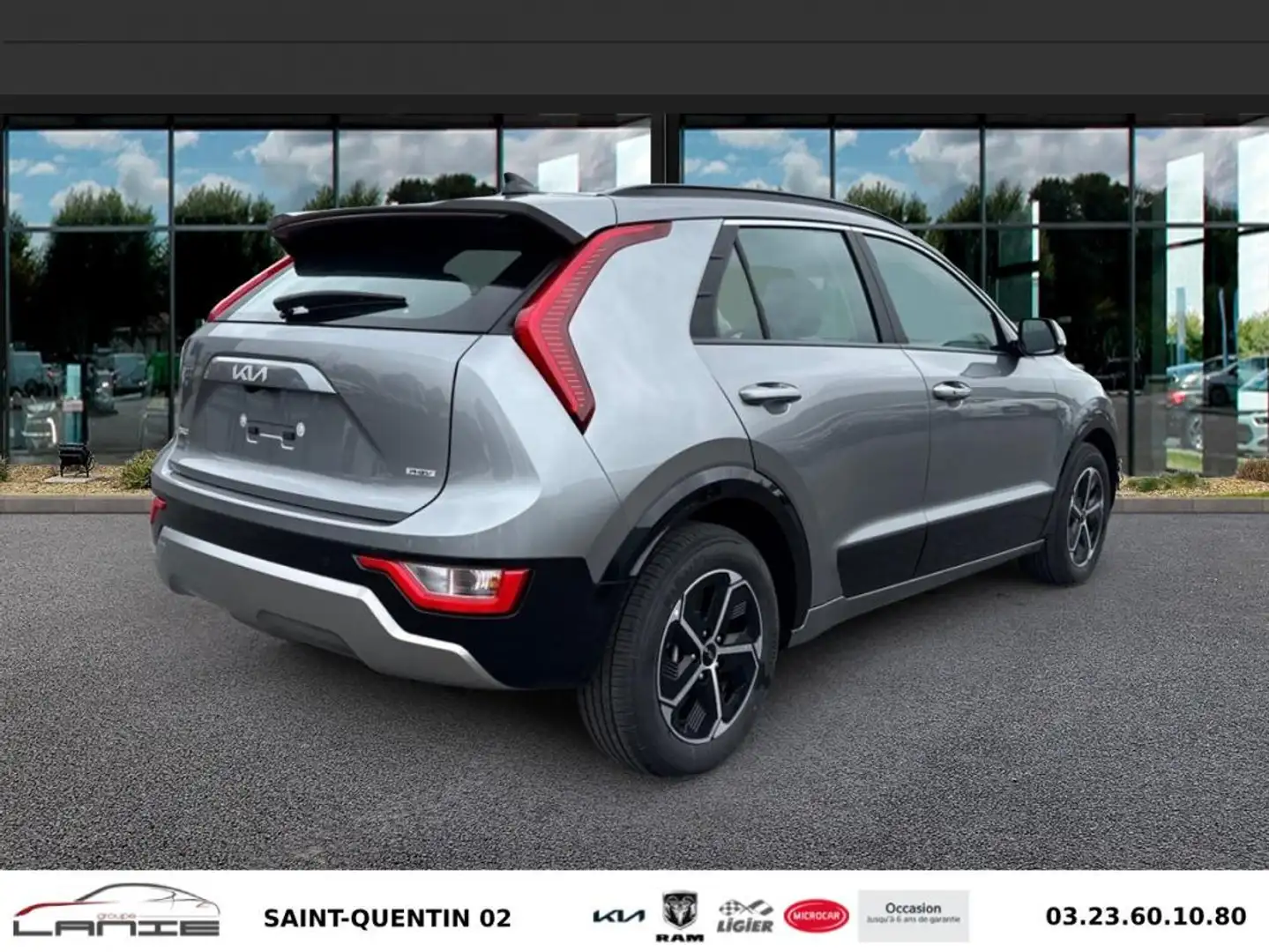 Kia Niro 1.6 GDi 183 ch PHEV DCT6 Active Gris - 2
