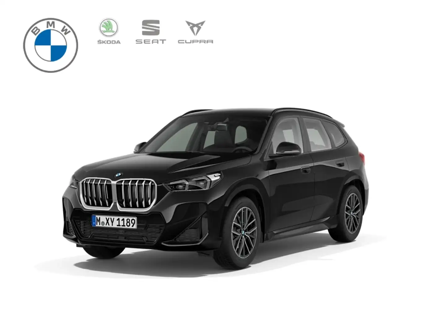 BMW X1 sDrive18i M Sport Aut. LED+DAB+FERNLICHT+KLIMA+NAV Schwarz - 1