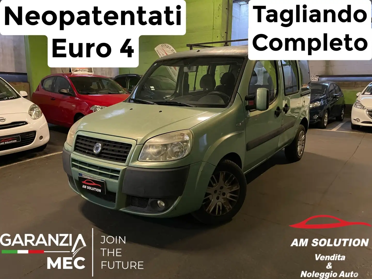 Fiat Doblo Doblò 1.9 MJT Euro 4 Зелений - 1