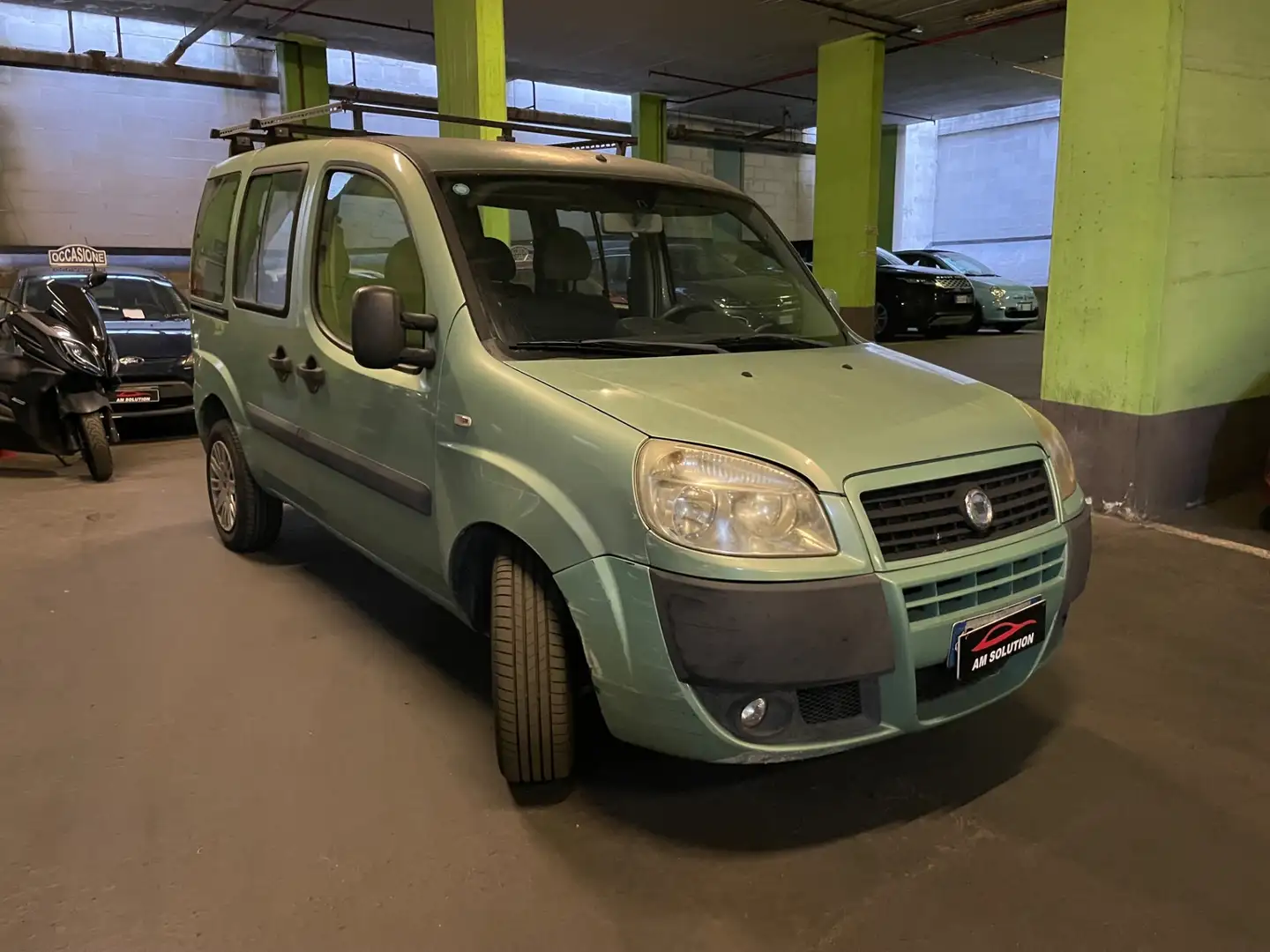 Fiat Doblo Doblò 1.9 MJT Euro 4 Зелений - 2