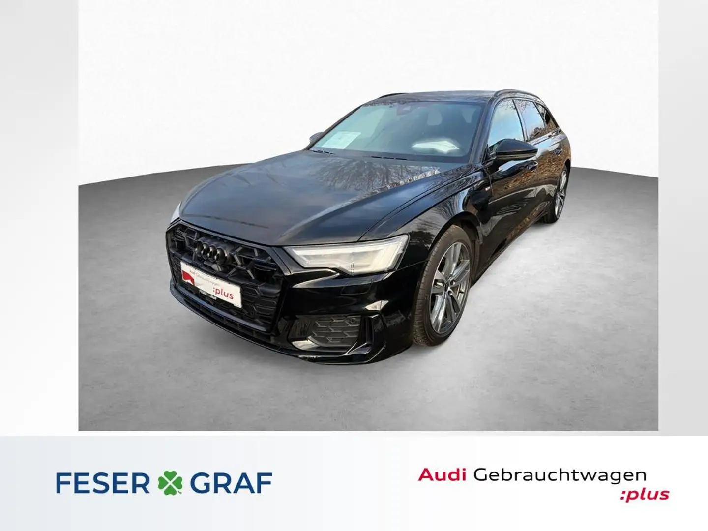 Audi A6 Avant 45 TFSI S tr. S line-Matrix-HuD-ACC-360 Kame Schwarz - 1