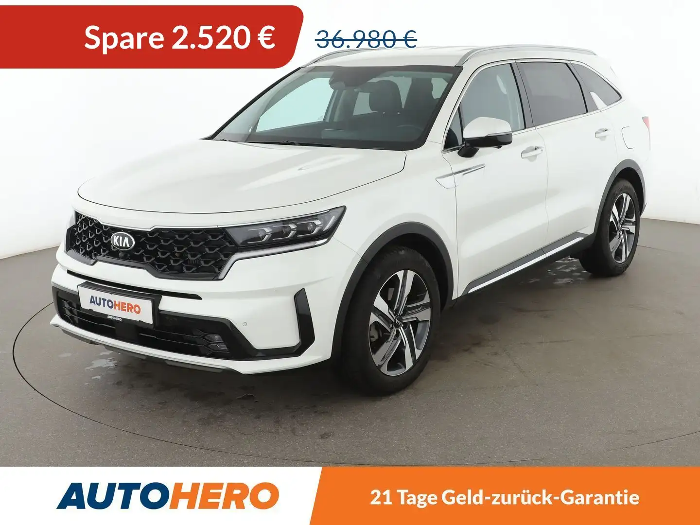 Kia Sorento 1.6 TGDI Hybrid Spirit 4WD Aut.*NAVI*360*BOSE*SHZ* Weiß - 1