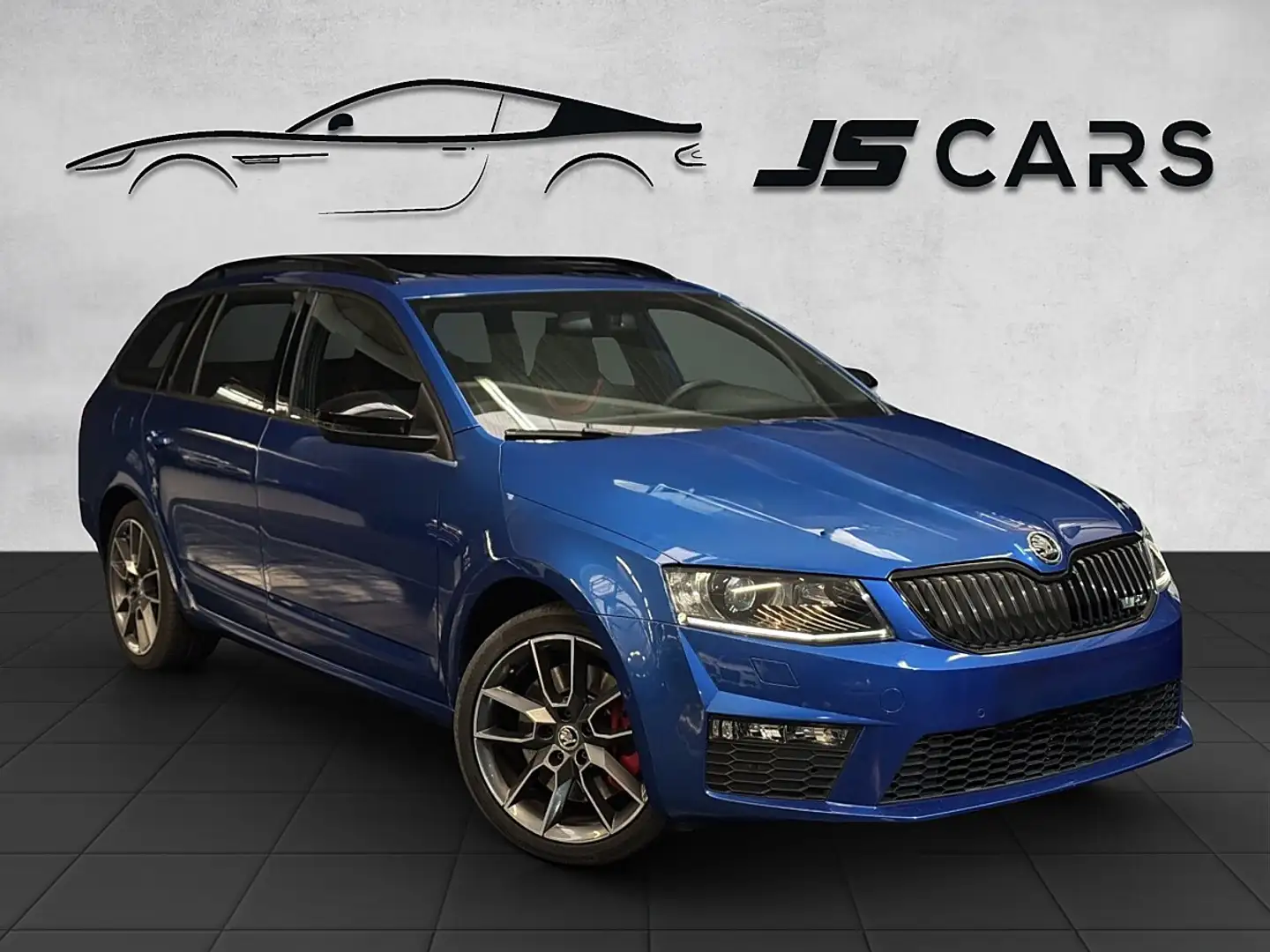 Skoda Octavia Combi RS 2,0 TDI 4x4 DSG Blau - 2