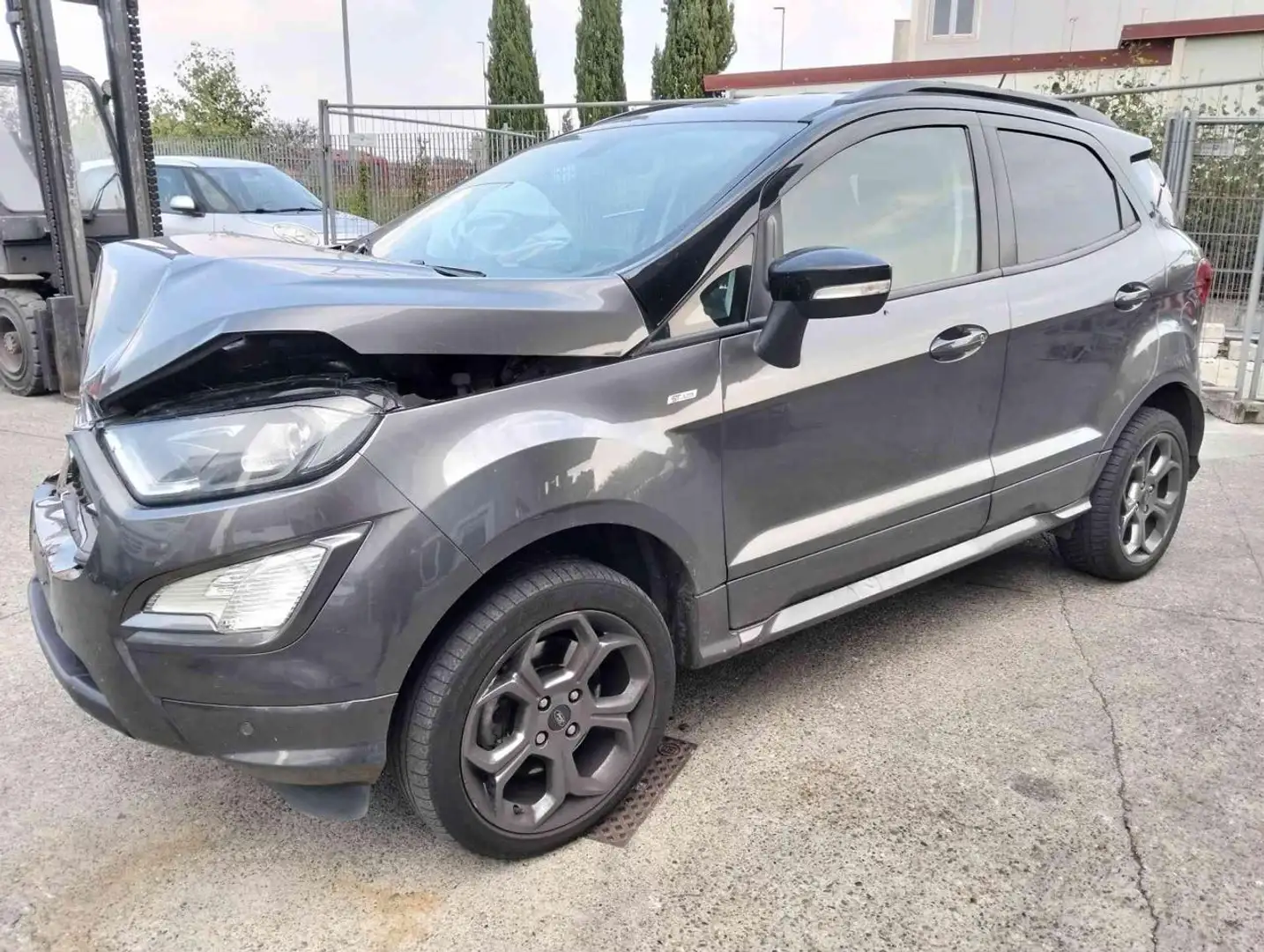Ford EcoSport 1.0 EcoBoost 100 CV ST-Line Grijs - 1