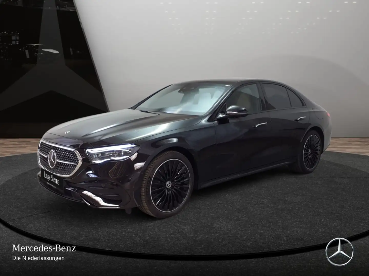 Mercedes-Benz E 300 de Hybrid AMG Fahrass 360° Pano Burmester 9G Noir - 2