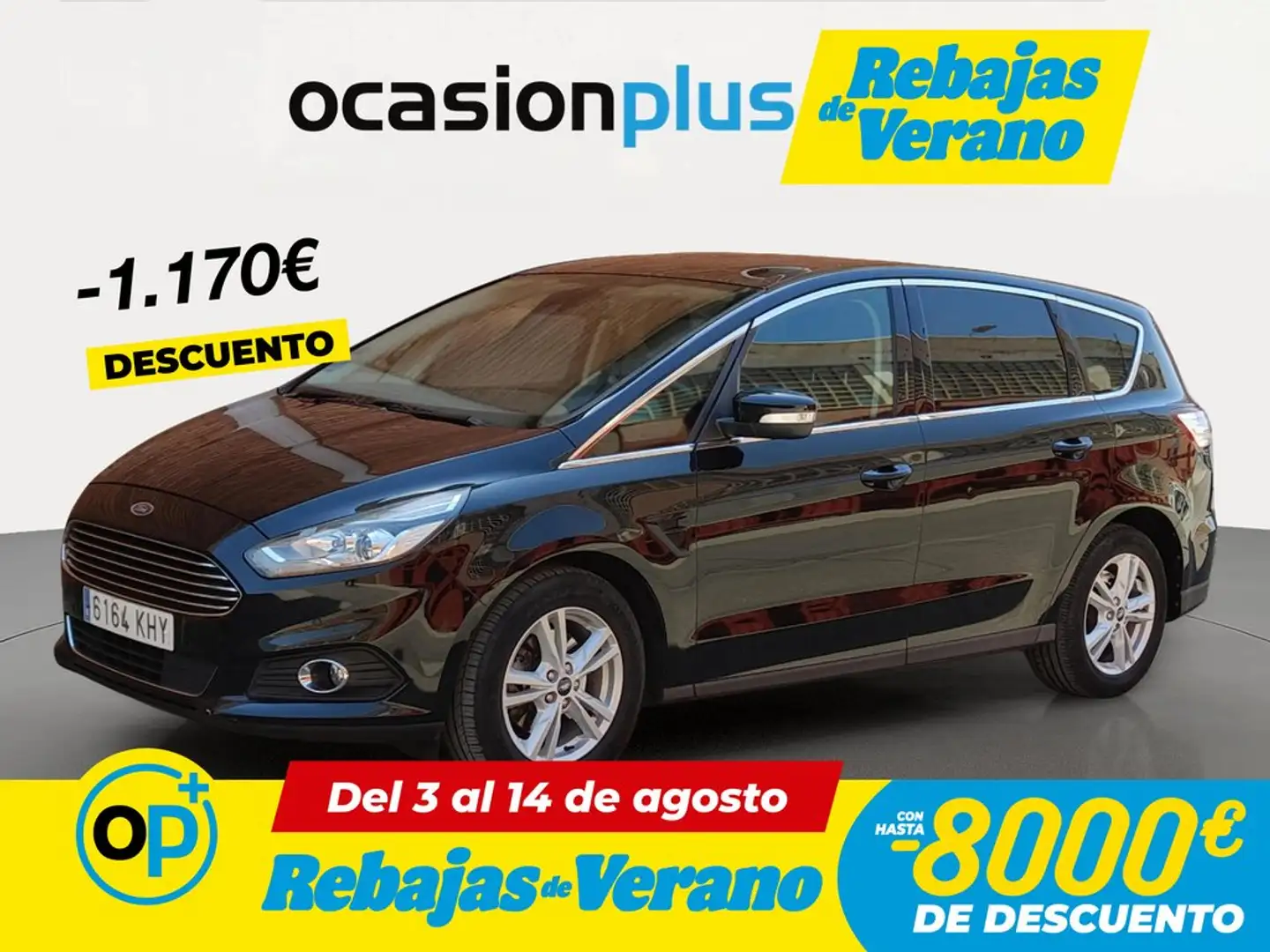 Ford S-Max 2.0TDCi Titanium Powershift 150 Negro - 1