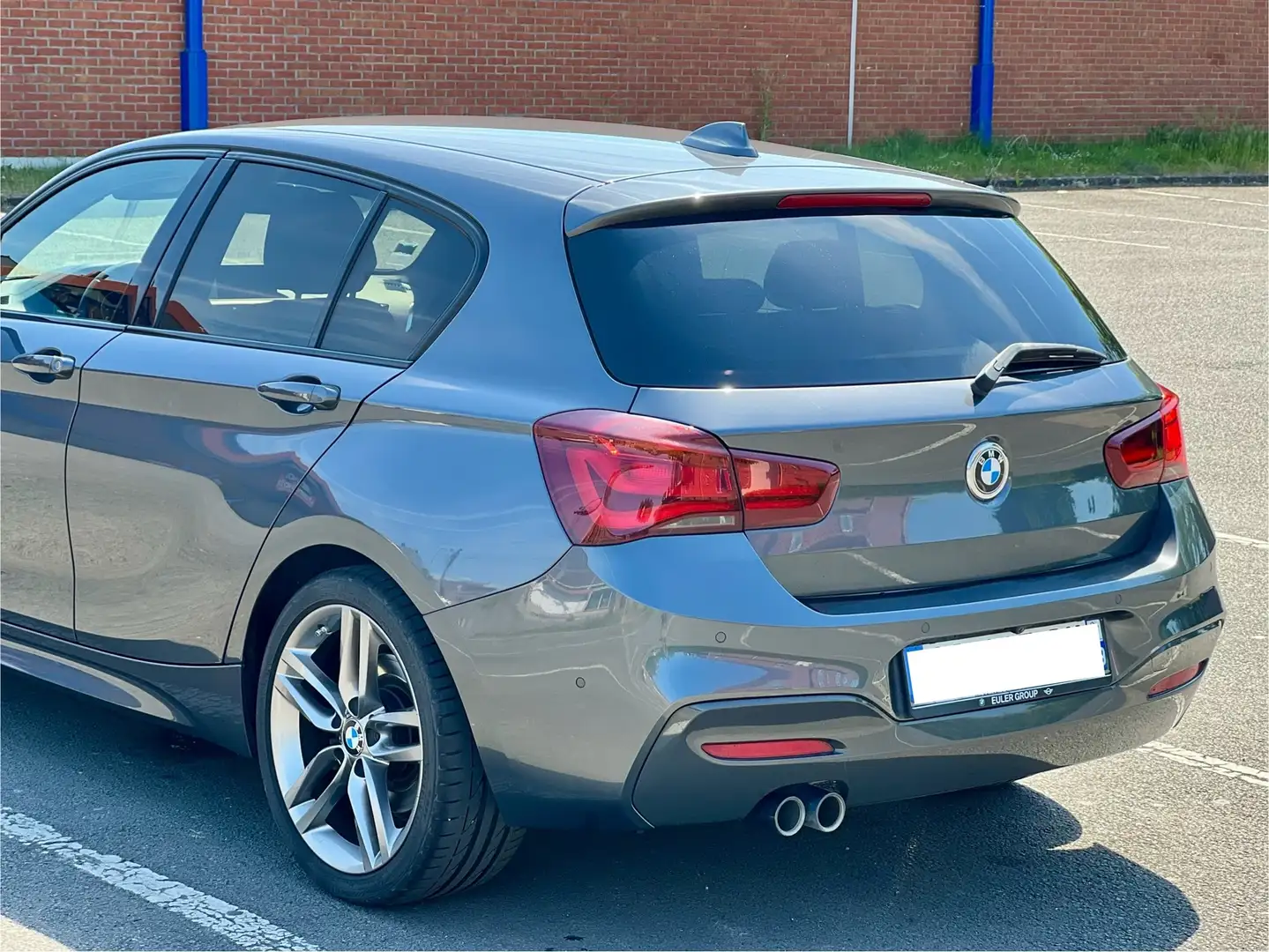 BMW 120 120d 190 ch M Sport Pack M Sport Shadow Gris - 2