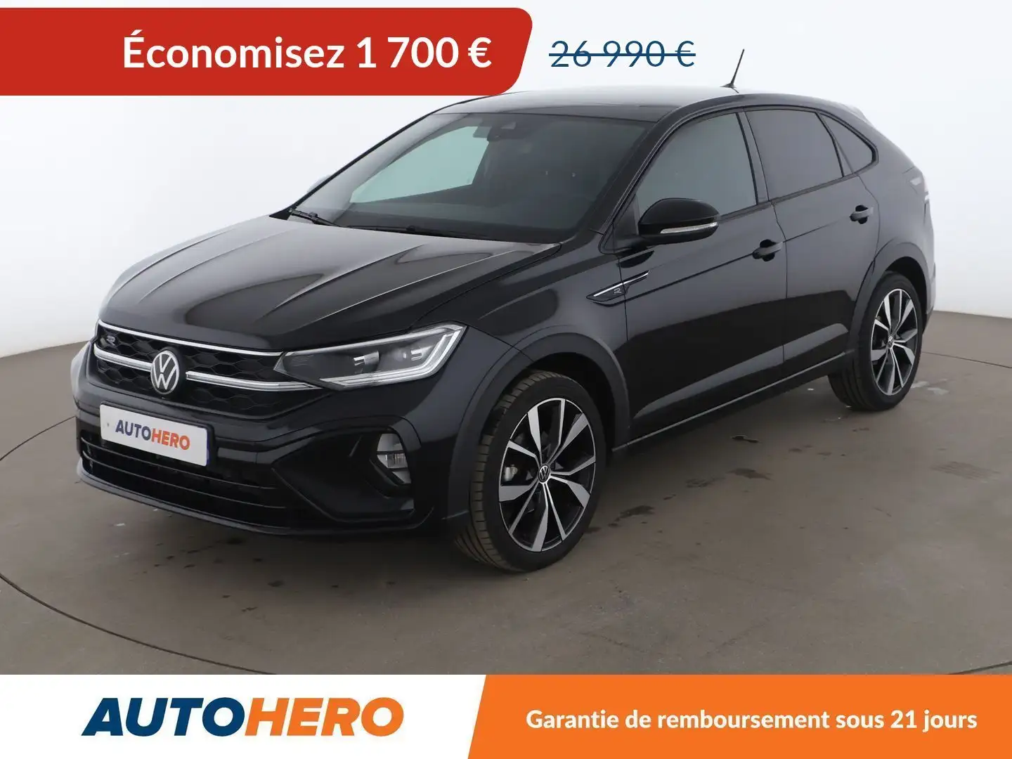 Volkswagen Taigo 1.5 TSI R-Line DSG7 Noir - 1