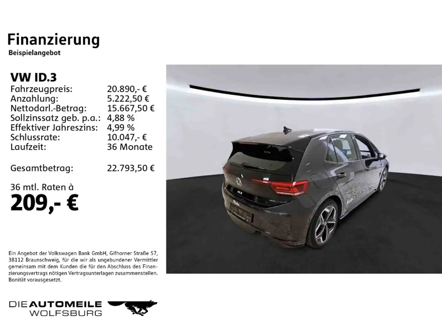 Volkswagen ID.3 Pro LED/ACC/App-Connect Grau - 2