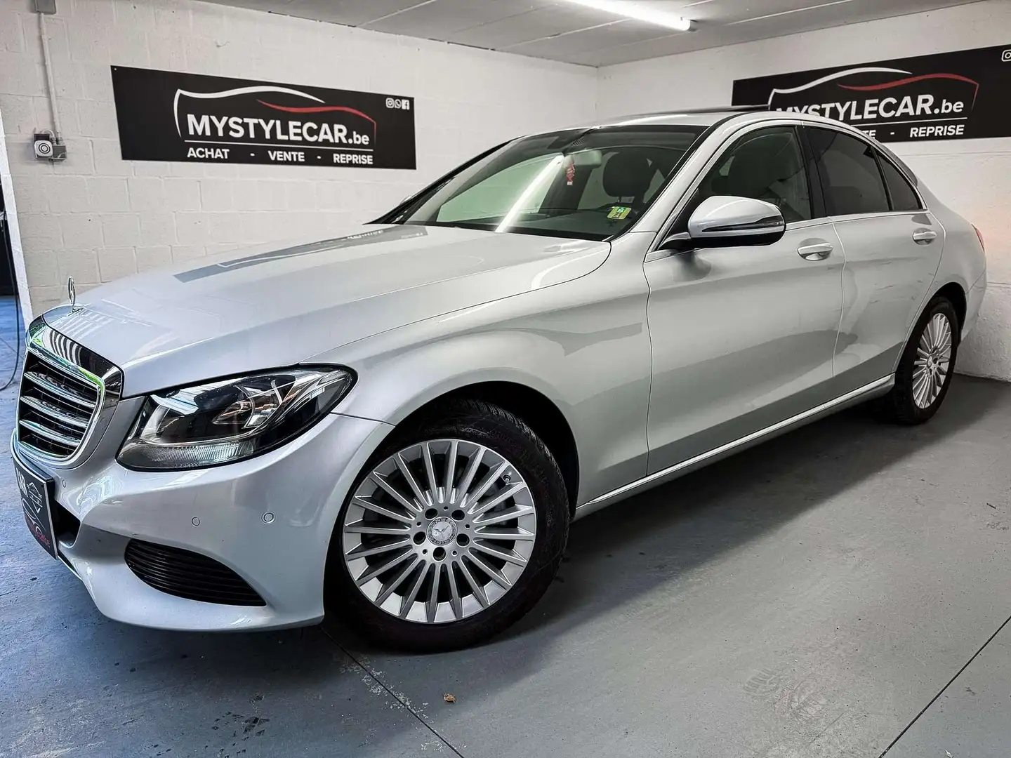 Mercedes-Benz C 180 d AUTOMATIQUE, ETAT SHOW ROOM, GARANTIE 1AN Argent - 1