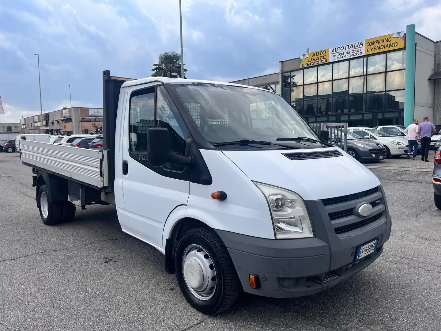 Ford Transit 350l cab cassone **+IVA** Bianco - 2