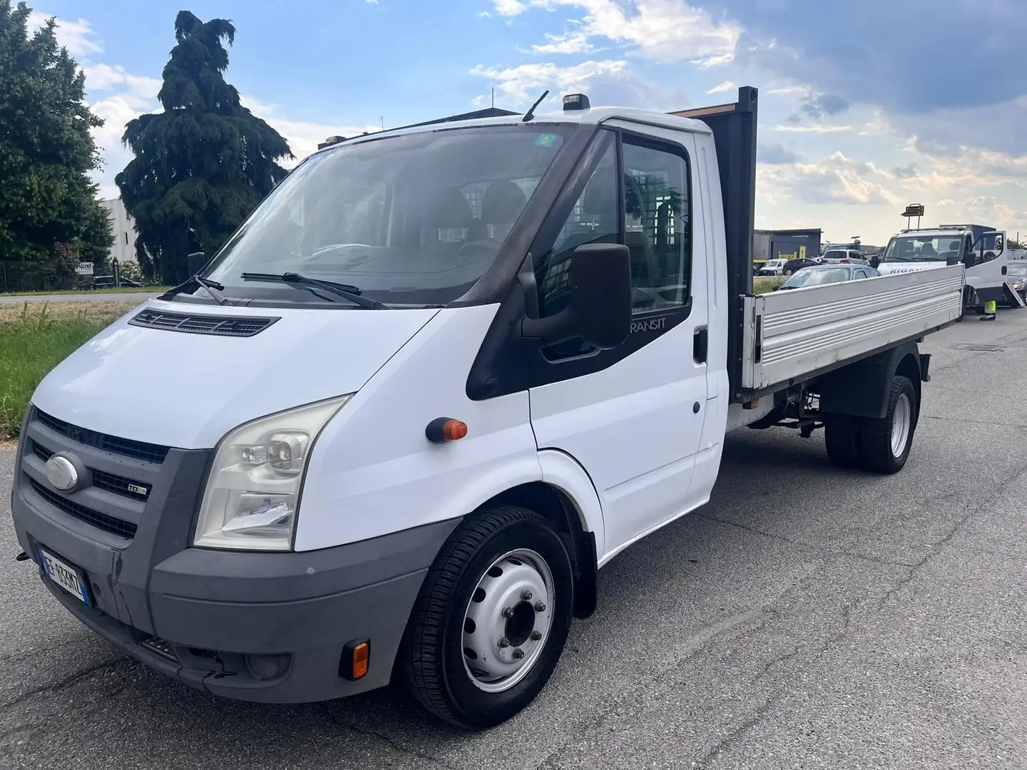 Ford Transit 350l cab cassone **+IVA** Bianco - 1