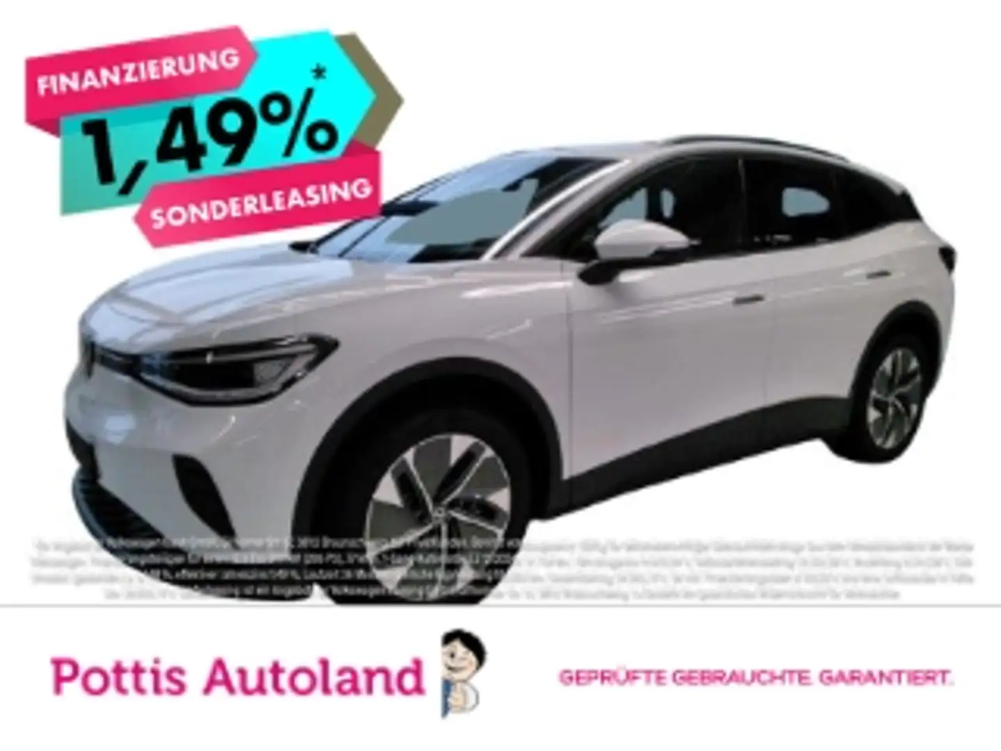 Volkswagen ID.4 PURE PERFORMANCE NAVI PDC IQ.LIGHT SITZHZG Weiß - 1