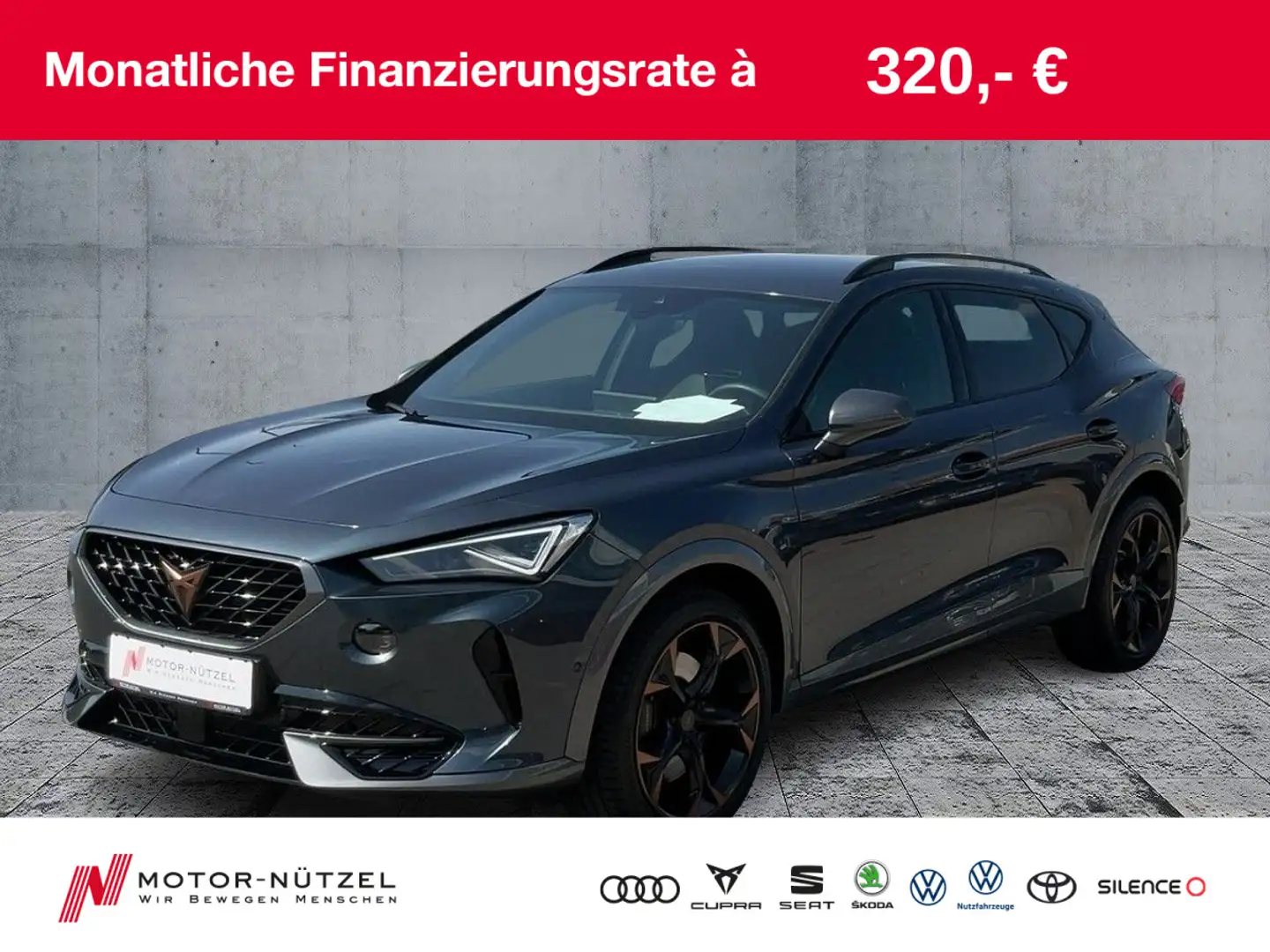 CUPRA Formentor 2.0 TSI DSG MATRIX+NAVI+BEATS+RFK+ACC Grijs - 1