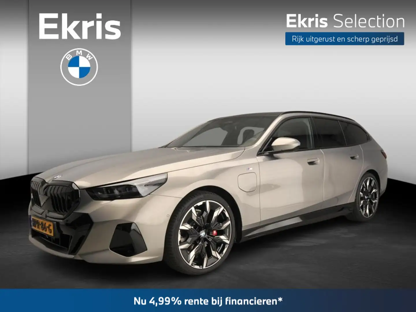 BMW 530 5 Serie Touring 530e | M-Sportpakket | LED | Leder Grijs - 1