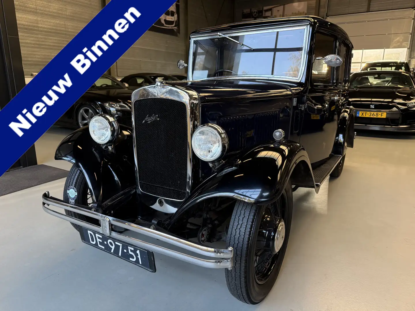 Austin TEN SALOON 1933 Blau - 1