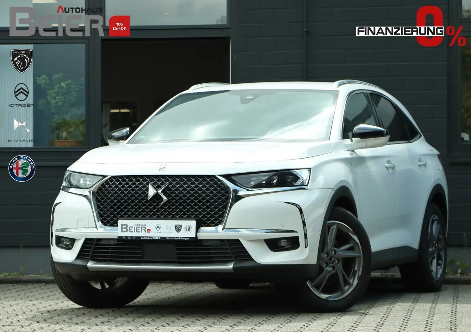 DS Automobiles DS 7 Crossback DS7 Crossback Hybrid 4x2 Rivoli + Navi./ Sitzh./ P Weiß - 1