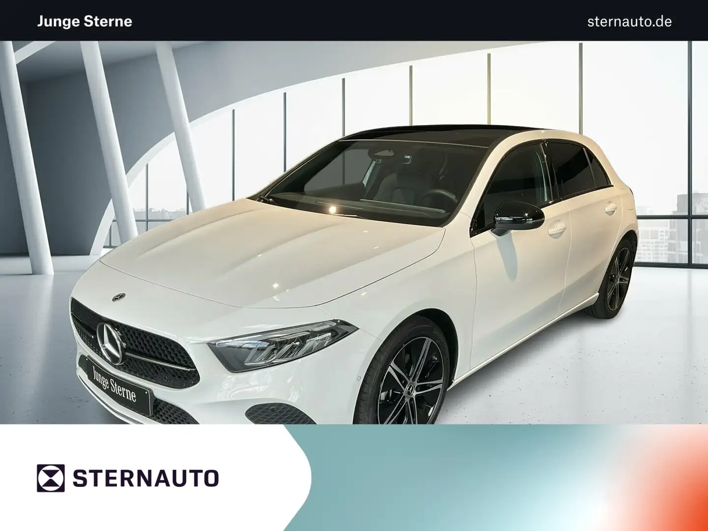 Mercedes-Benz A 180 A 180 Progressive Advanced Pano Night Smartphone I Weiß - 1