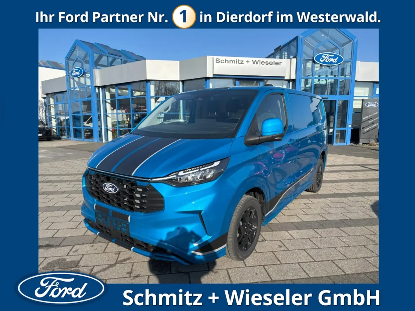 Ford Transit Custom Sport Kasten 320L1 AWD 170PS Kamera Navi Azul - 1