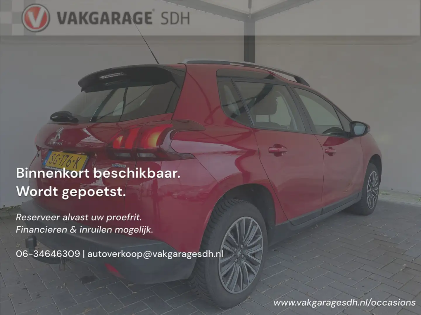 Peugeot 2008 1.2 PureTech Allure|Trekhaak|1250kg Trekgewicht|Fa Rouge - 2