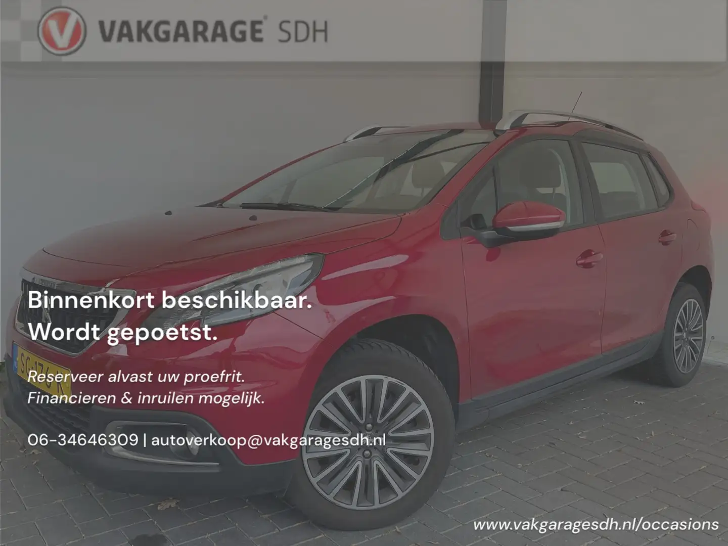 Peugeot 2008 1.2 PureTech Allure|Trekhaak|1250kg Trekgewicht|Fa Rouge - 1