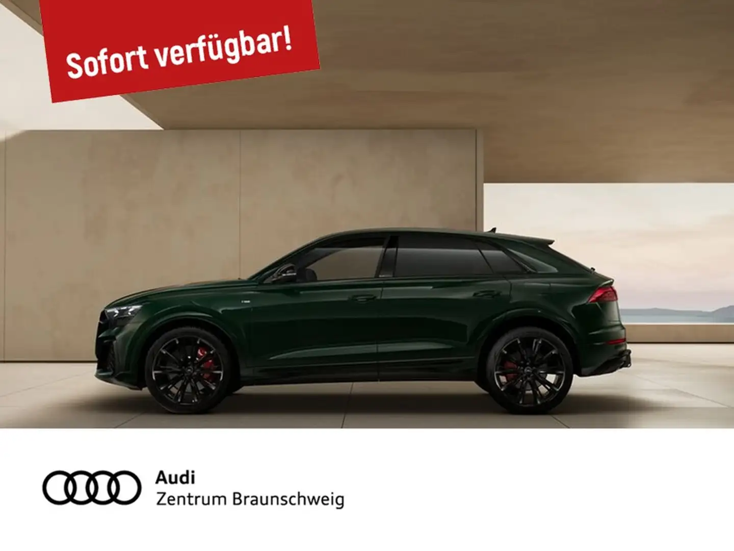 Audi Q8 SUV 60 TFSI e PANO+LASER+LUFTFEDERUNG+AHK+B&O Grün - 2
