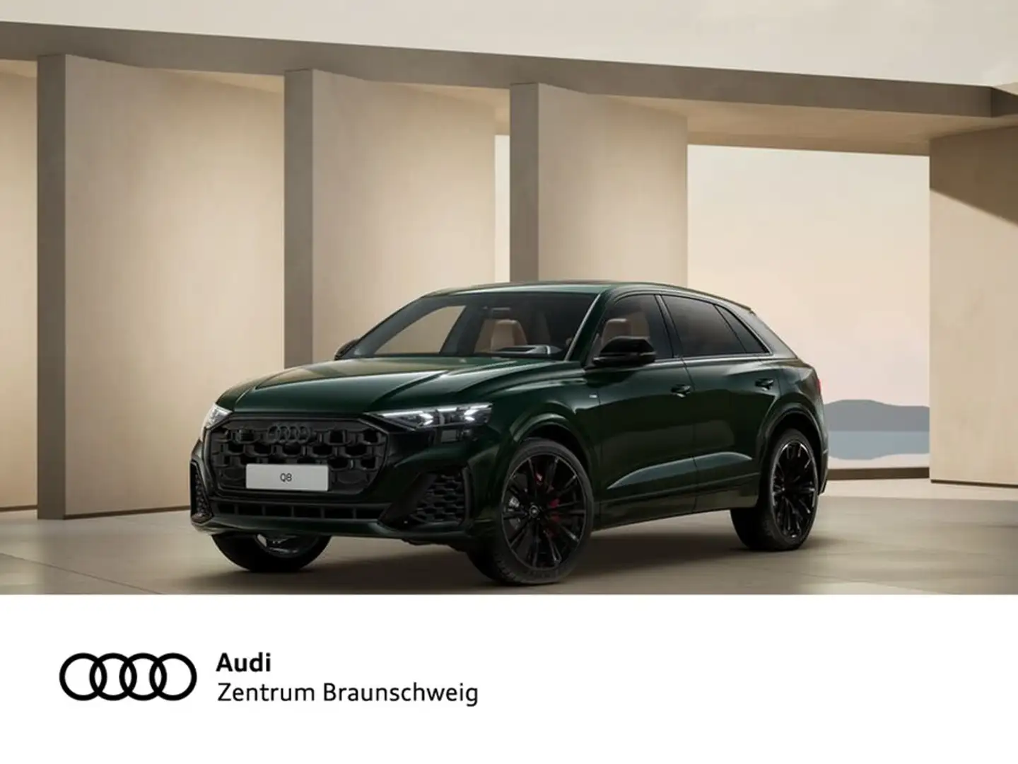 Audi Q8 SUV 60 TFSI e PANO+LASER+LUFTFEDERUNG+AHK+B&O Grün - 1