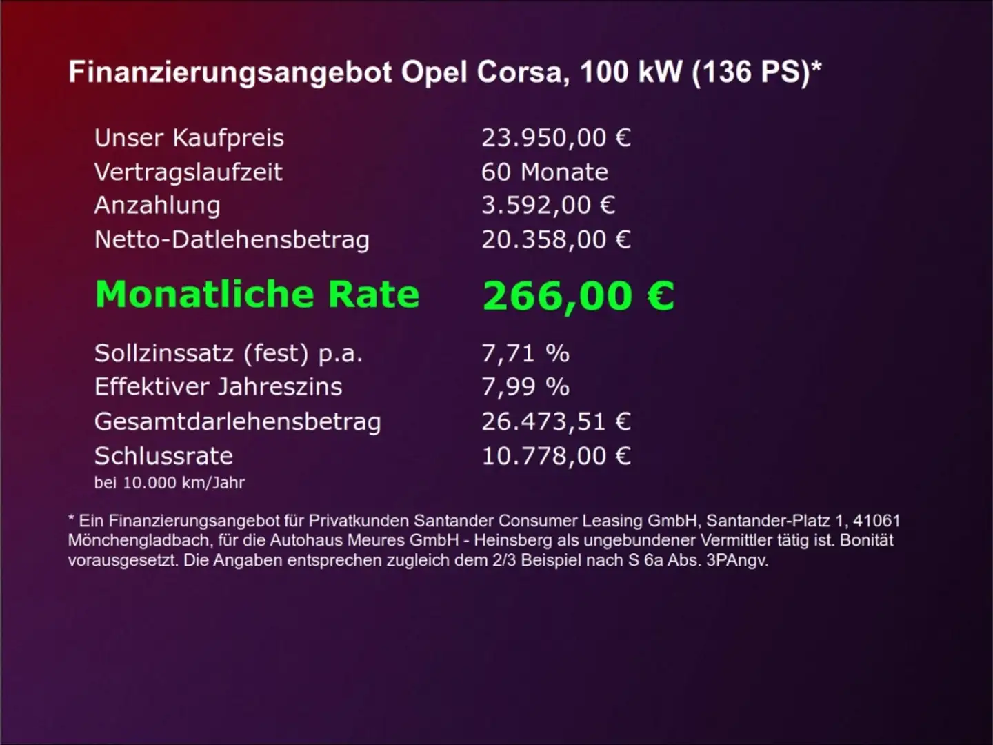 Opel Corsa Yes, Elektro 100 kW (auch GS verf.) Grün - 2
