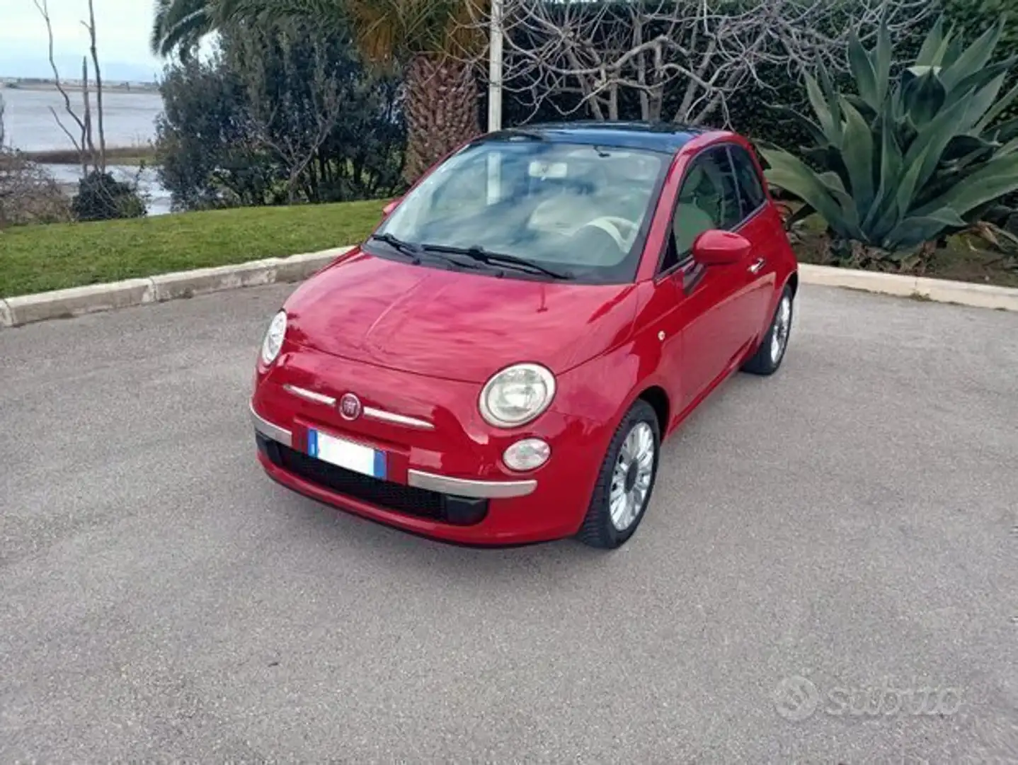 Fiat 500 1.2 Lounge 69cv E6 Rosso - 2