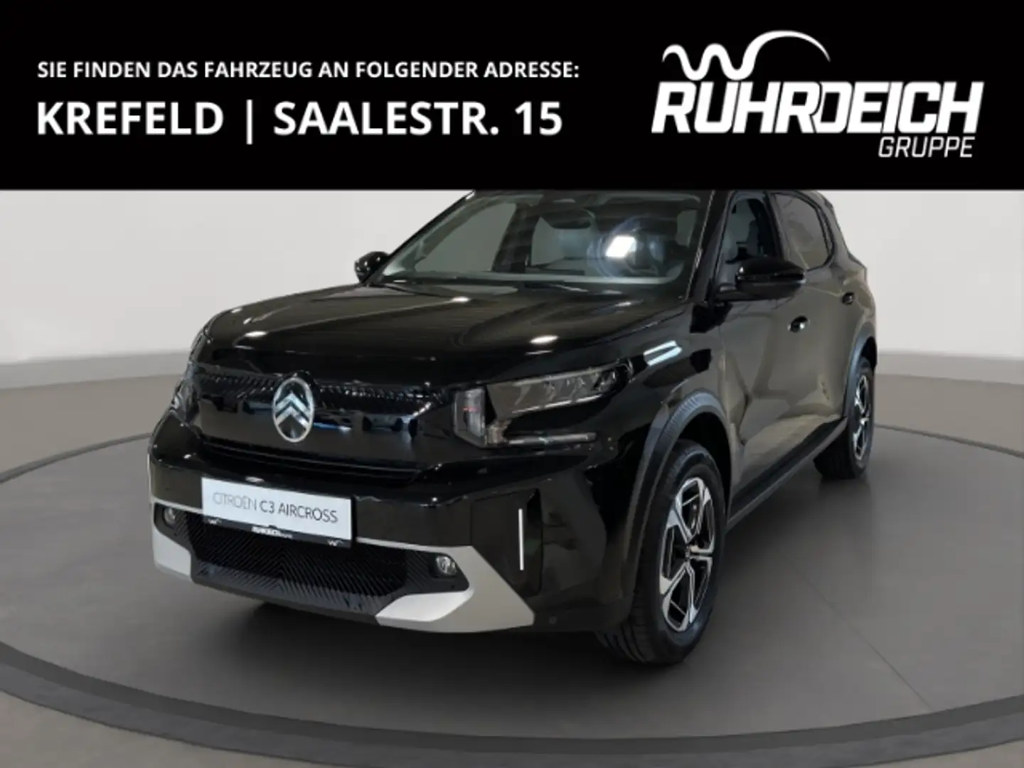Citroen C3 Aircross 145 Mild-Hybrid MAX PDC vo.+hi. Kamera Klimaautom. Noir - 1