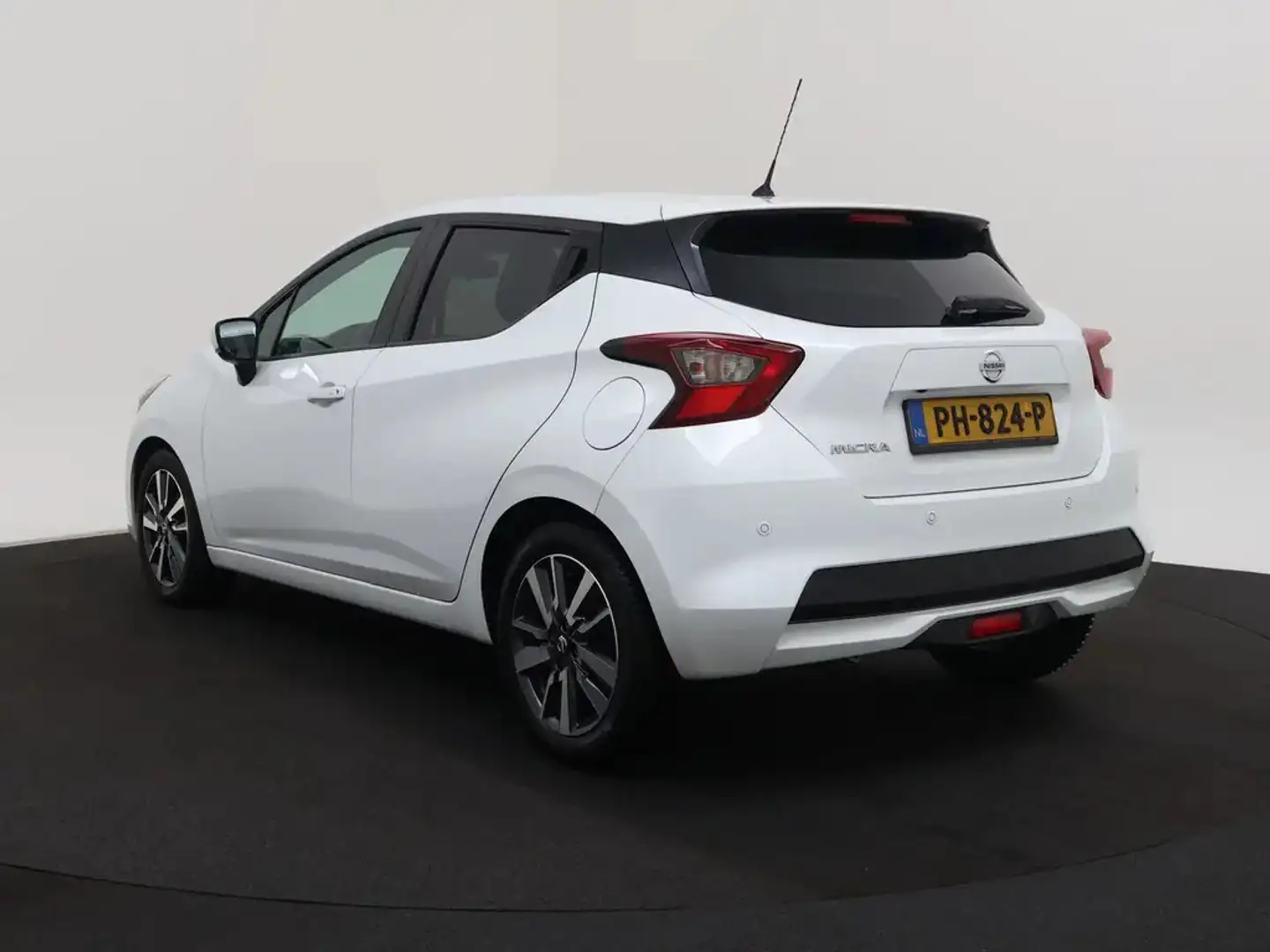 Nissan Micra 0.9 IG-T N-Connecta Clima/Cruise/Navi/LM-Velgen Weiß - 2