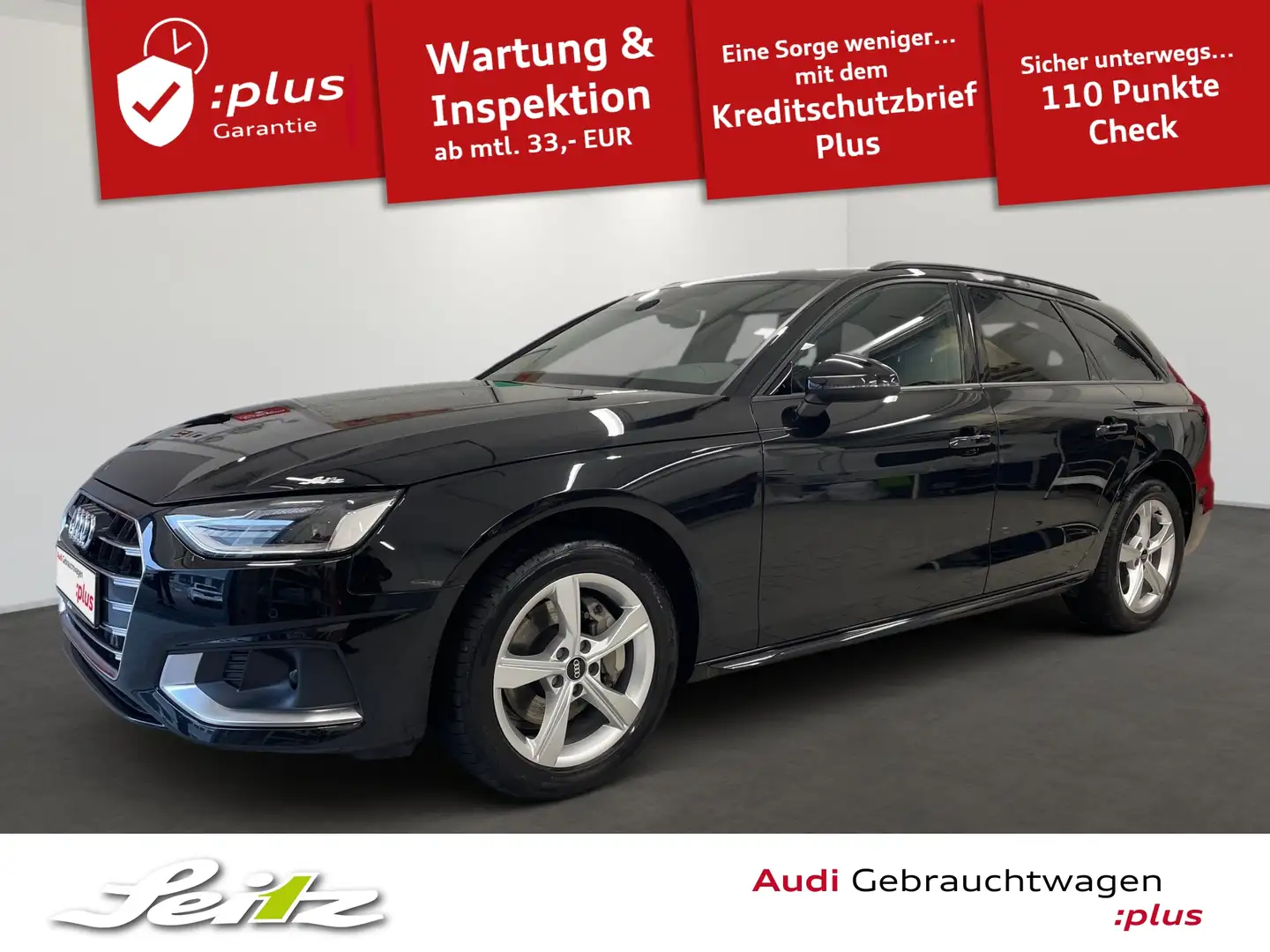Audi A4 Avant 40 TDI quattro advanced *LED*PDC*NAVI*SITZH* Schwarz - 1