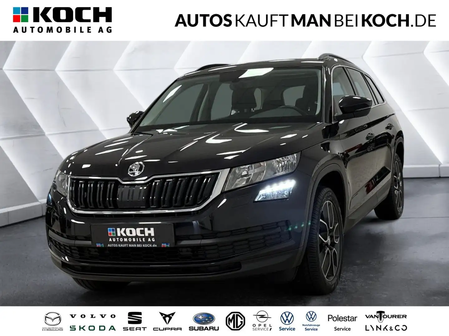 Skoda Kodiaq 1.5 TSI PDC DAB PANO AHK NAVI SHZ FSE TOP Negro - 1