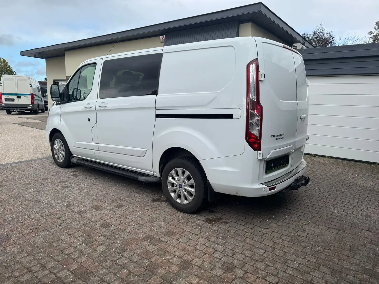 Ford Transit Custom 2.0TDCI * LIMITED * 170PK * DUB CAB * 20500KM!! Blanc - 2